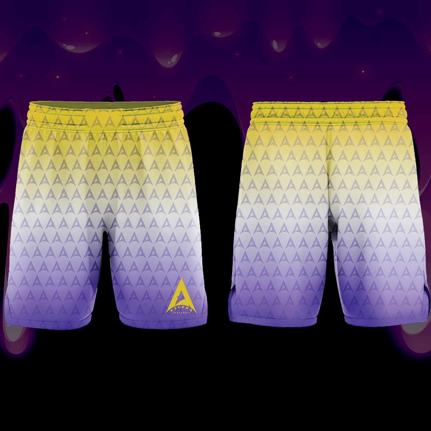 "Grape-Lemonade Drip " Shorts